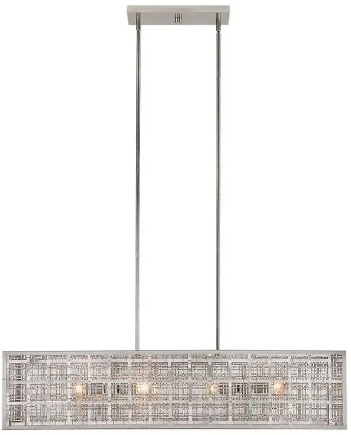 Uttermost Pendleton 4-Light Nickel Island Pendant