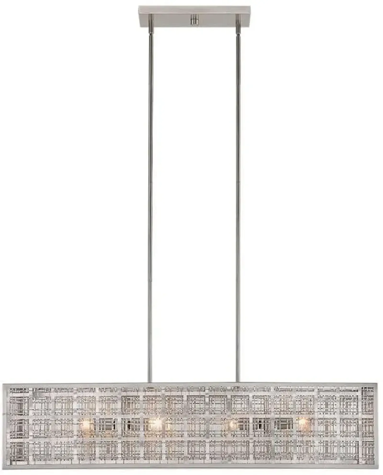 Uttermost Pendleton 4-Light Nickel Island Pendant