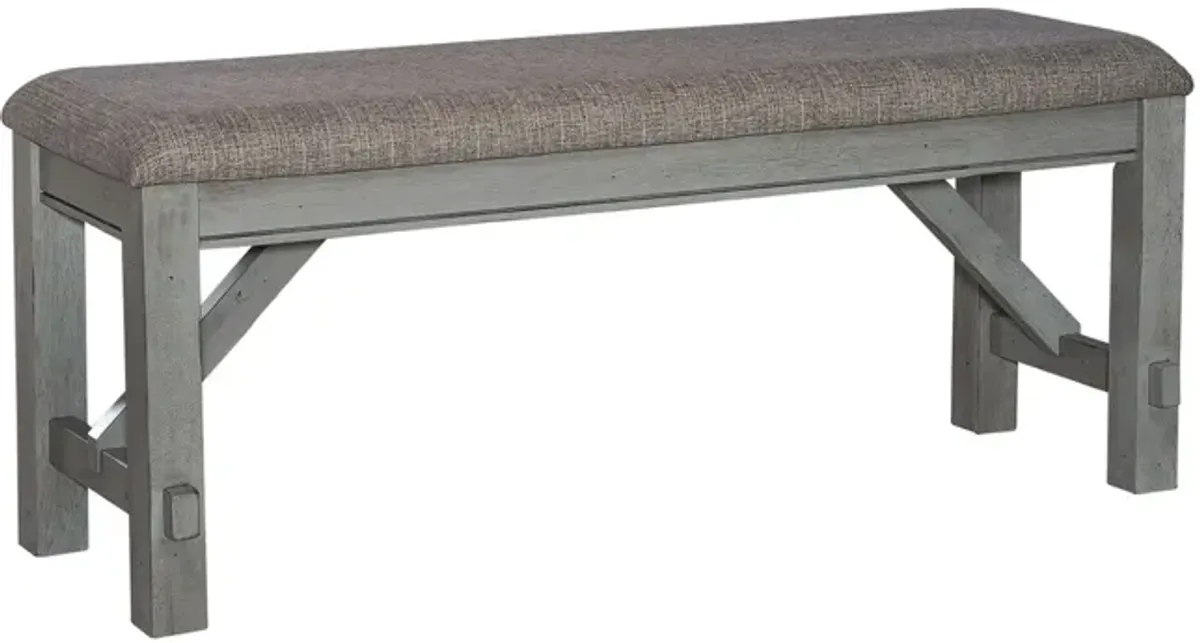 Liberty Furniture Newport Carbon Grey/Smokey Grey Dining Bench