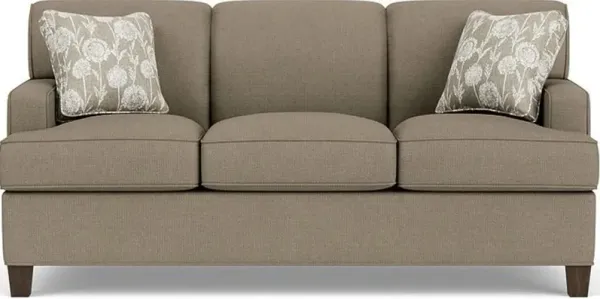 Flexsteel Dempsey Silver Graphite Sofa
