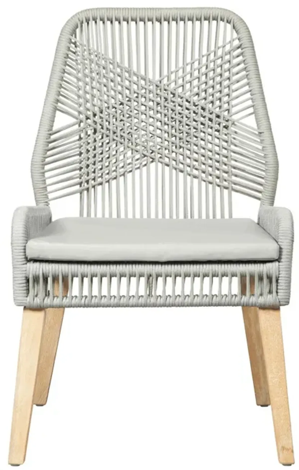 Coaster Nakia Woven Rope Dining Side Chairs Grey