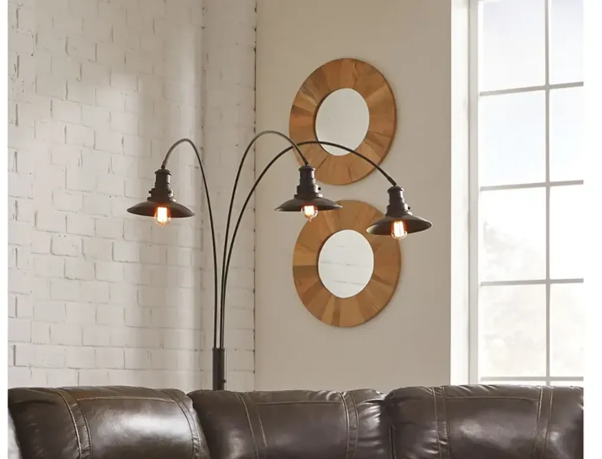 Ashley Sheriel Floor Lamp Black Signature Design