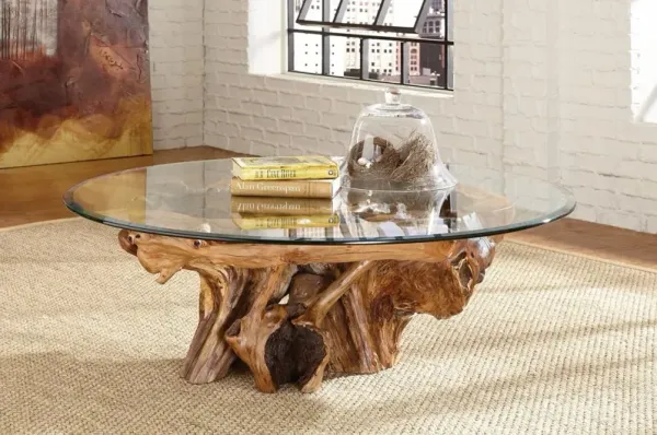 Hammary Root Ball Cocktail Table
