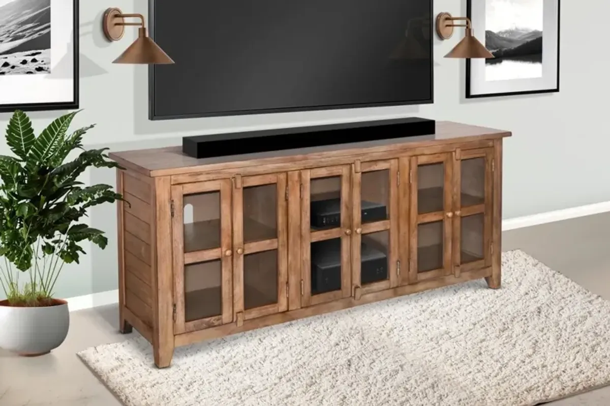 Sunny Designs Doe Valley Buckskin 70 Inch TV Stand Console