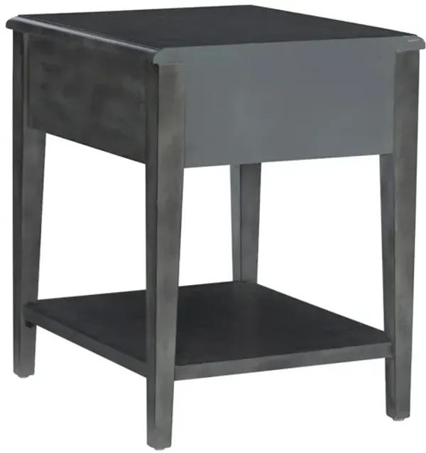SADIE SIDE ACCENT TABLE - GREY