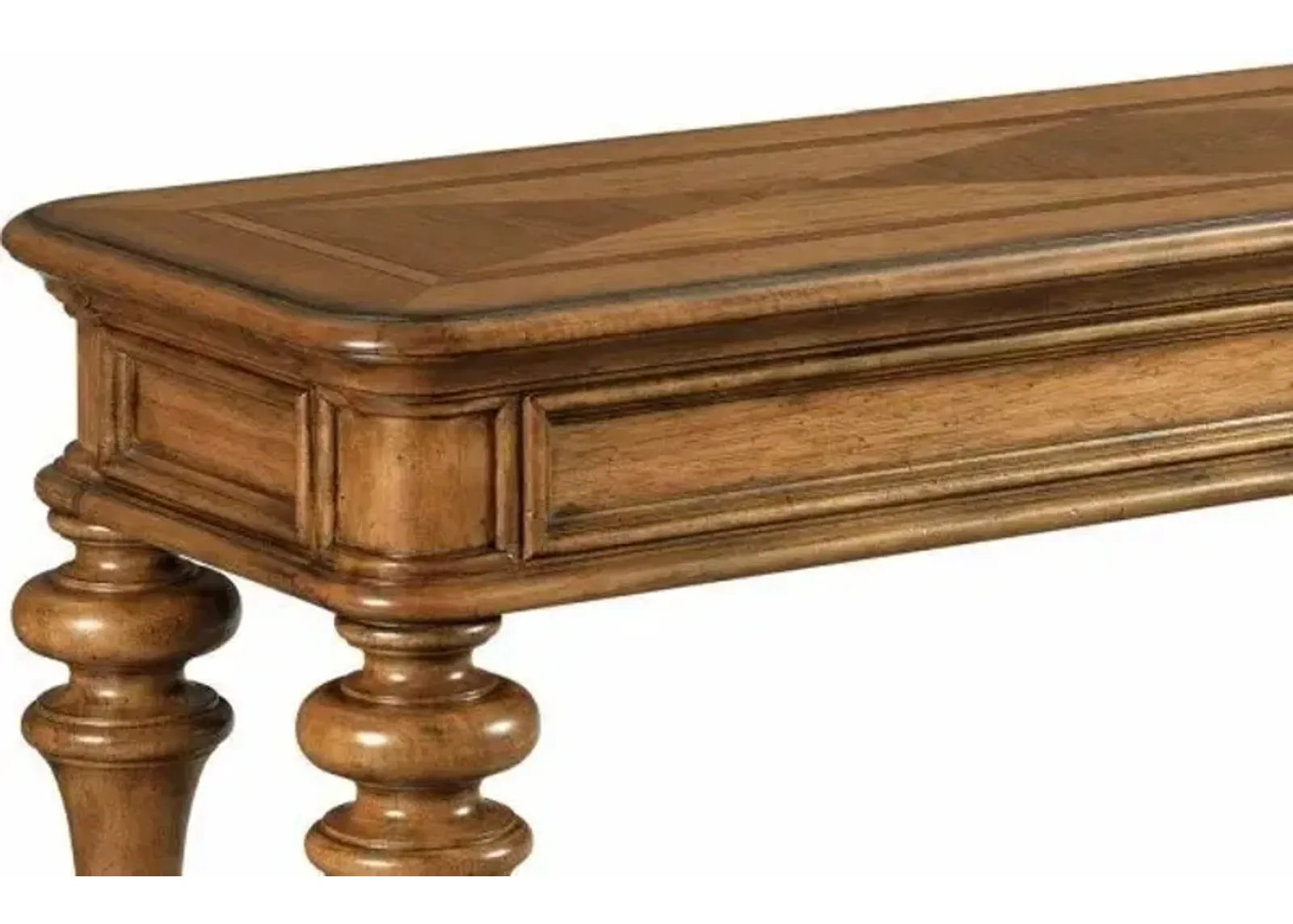 American Drew Berkshire Pearson Warm Cognac Sofa Table