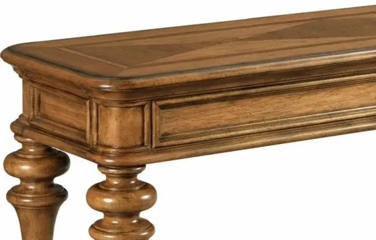 American Drew Berkshire Pearson Warm Cognac Sofa Table