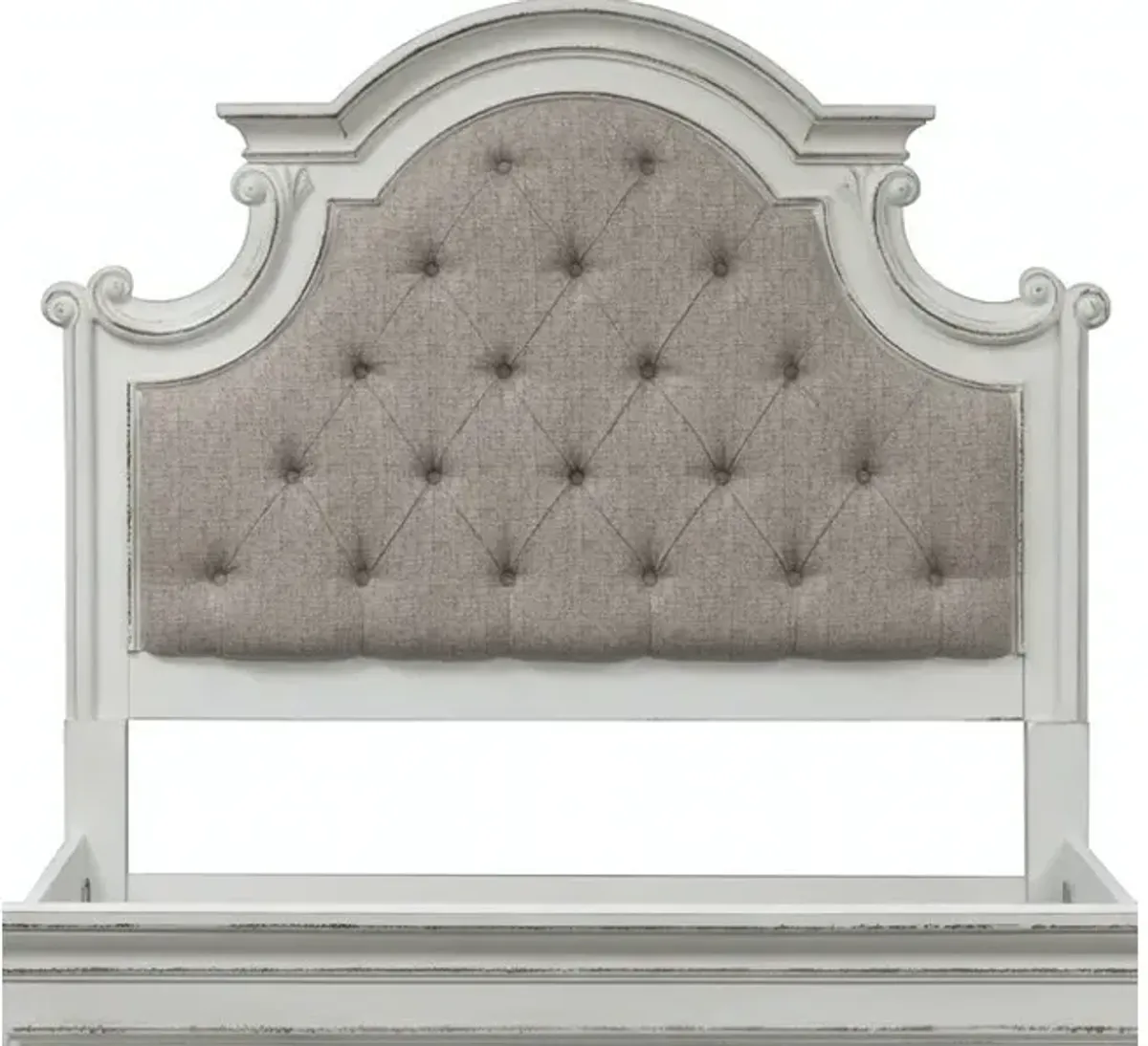 Liberty Furniture Magnolia Manor Antique White King Panel Headboard