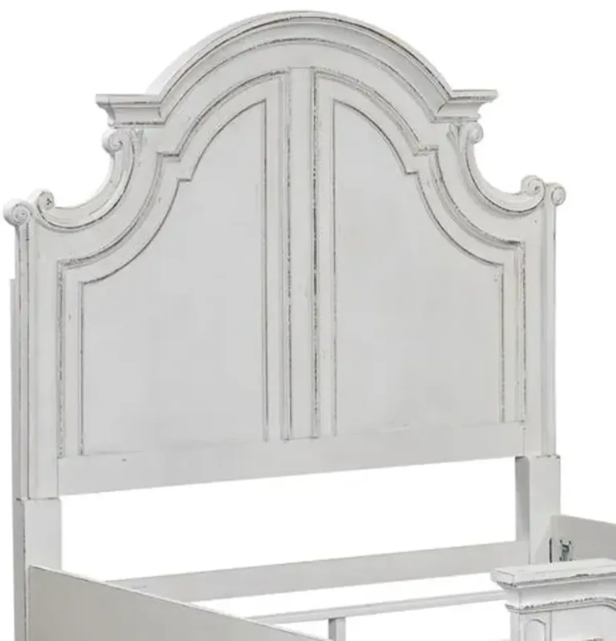 Liberty Furniture Magnolia Manor Antique White King Panel Headboard