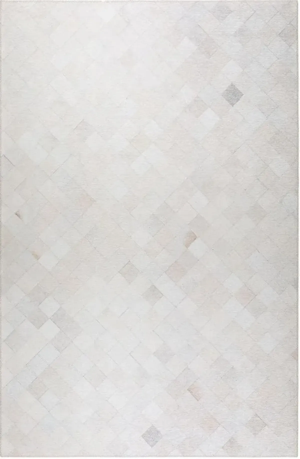 Dalyn Iridescent Patchwork 5'X8' Area Rug in Linen Finish