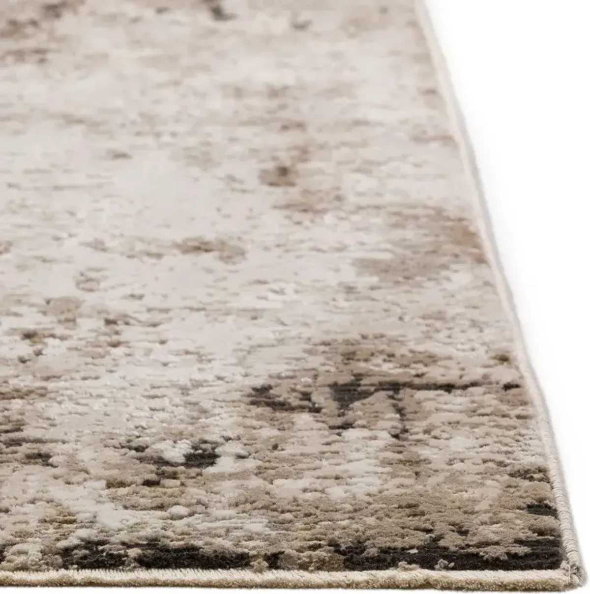 Dalyn Distressed Chic Abstract Artisan 5'X8' Area Rug in Monochrome Palette