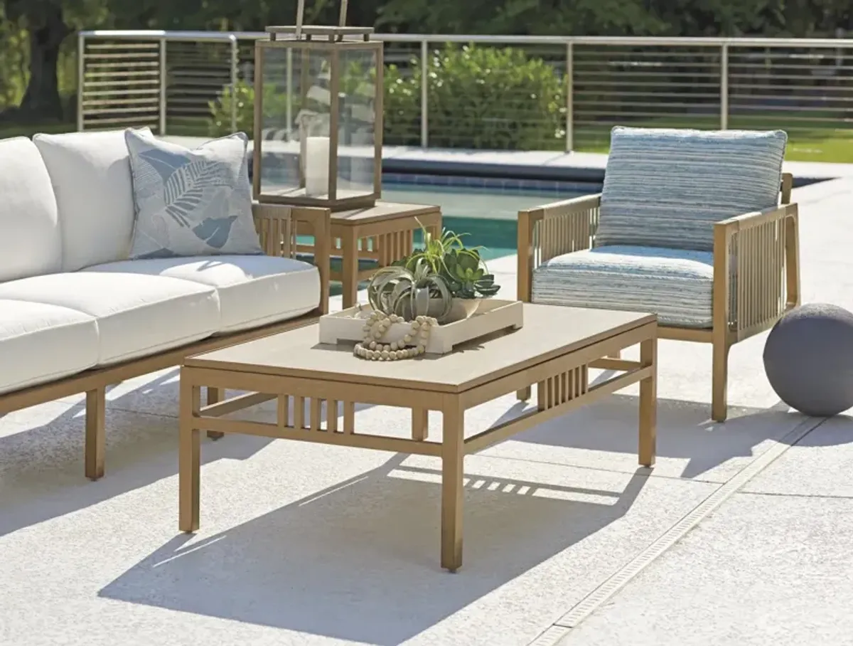 Tommy Bahama Outdoor by Lexington St. Tropez Rectangular Cocktail Coffee Table