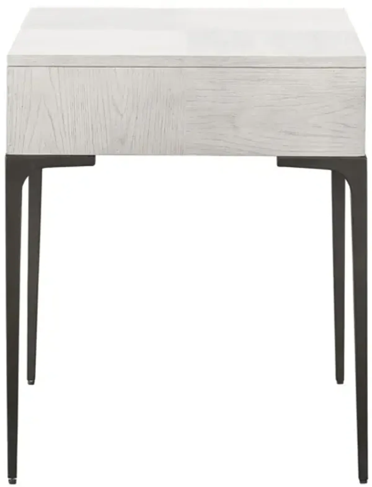 Universal Dahlia Dark Gray/Light Gray Square End Table