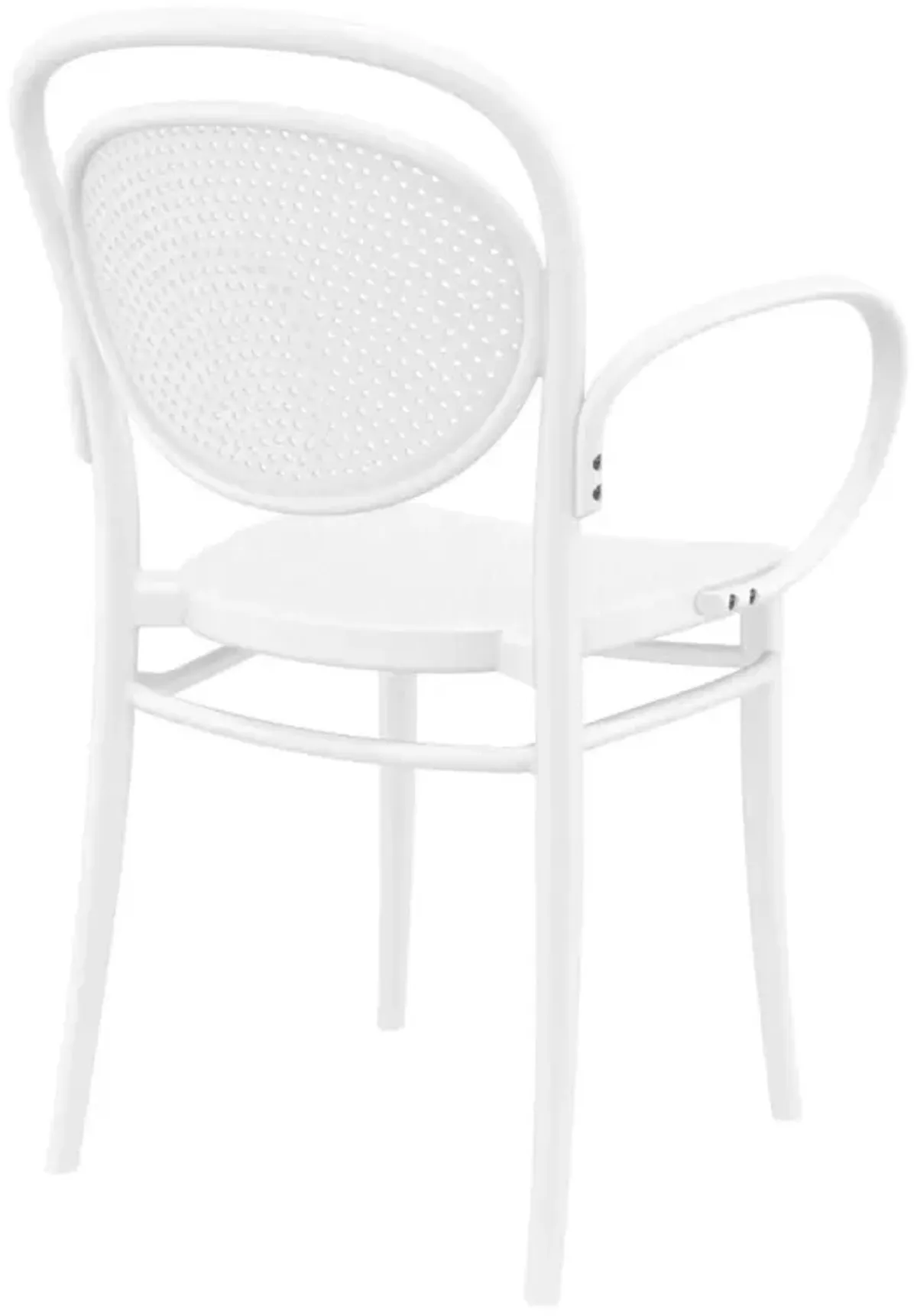 Compamia Marcel XL Resin Outdoor Arm Patio Chair White