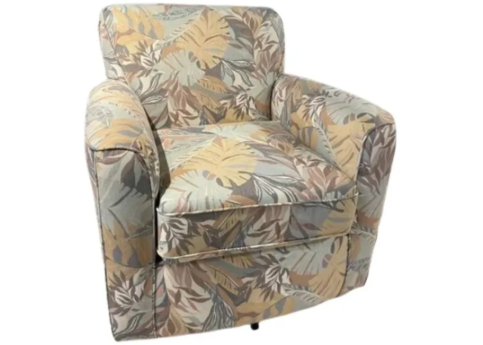 Best Home Kaylee Swivel Chair in Saffron