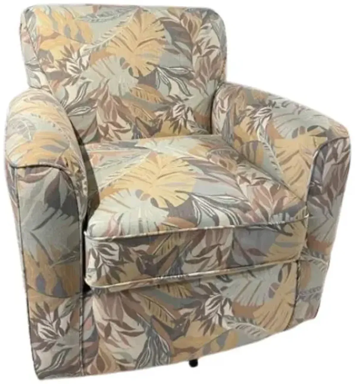 Best Home Kaylee Swivel Chair in Saffron