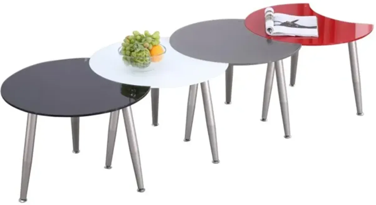 Chintaly Contemporary Multi-Color Four Table Cocktail Set