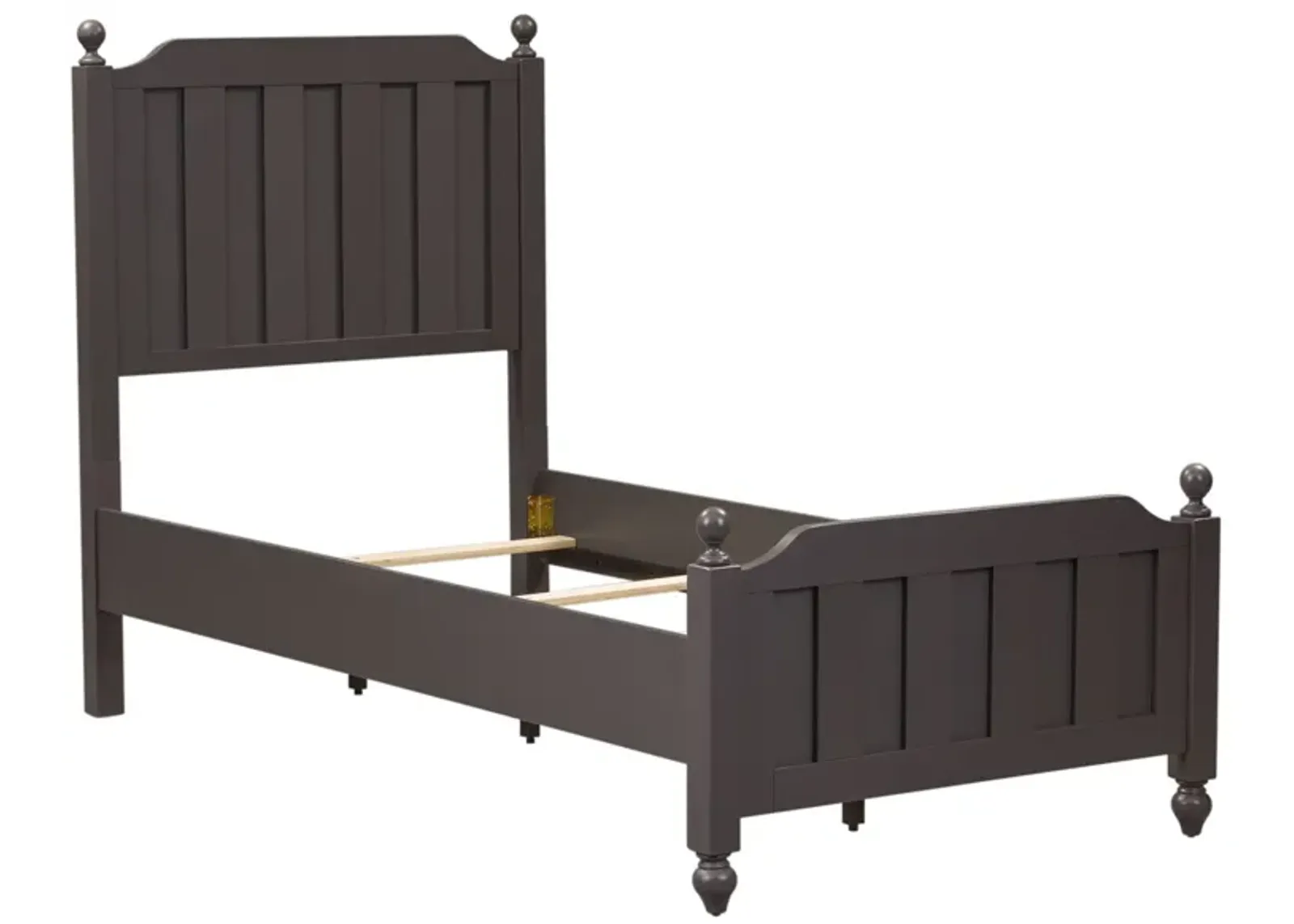 Liberty Furniture Kids/Teens Twin Panel Dark Gray Bed Cottage View