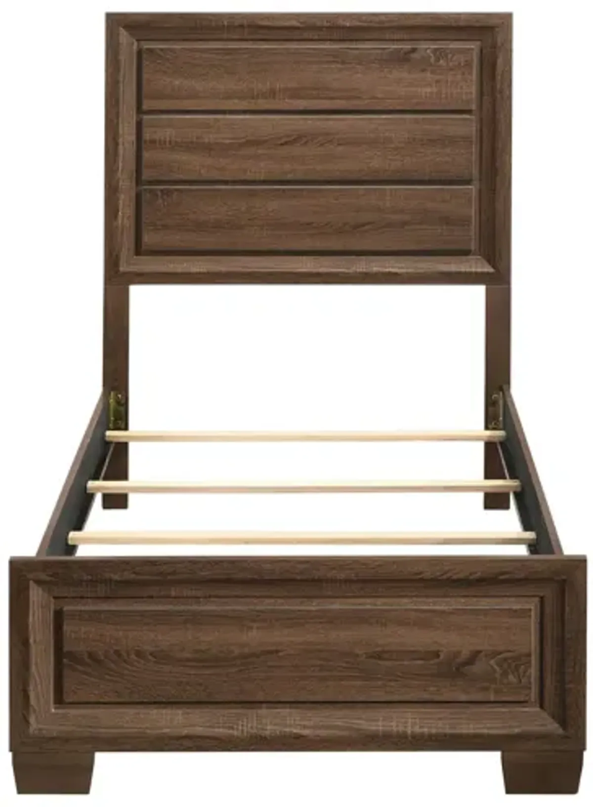 Coaster Brandon Wood Twin Panel Bed Warm Brown