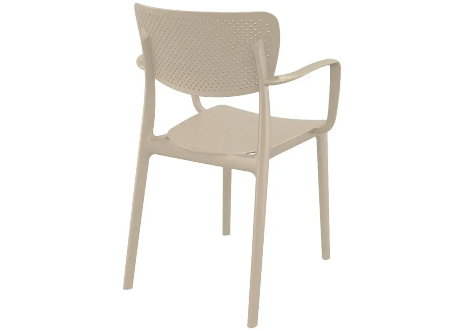 Compamia Loft Outdoor Dining Arm Chair Taupe