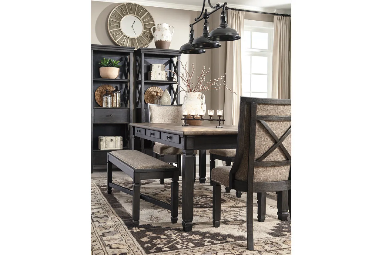 TYLER CREEK DINING CHAIR BLACK/GRAYISH BROWN SIGNATURE DESIGN