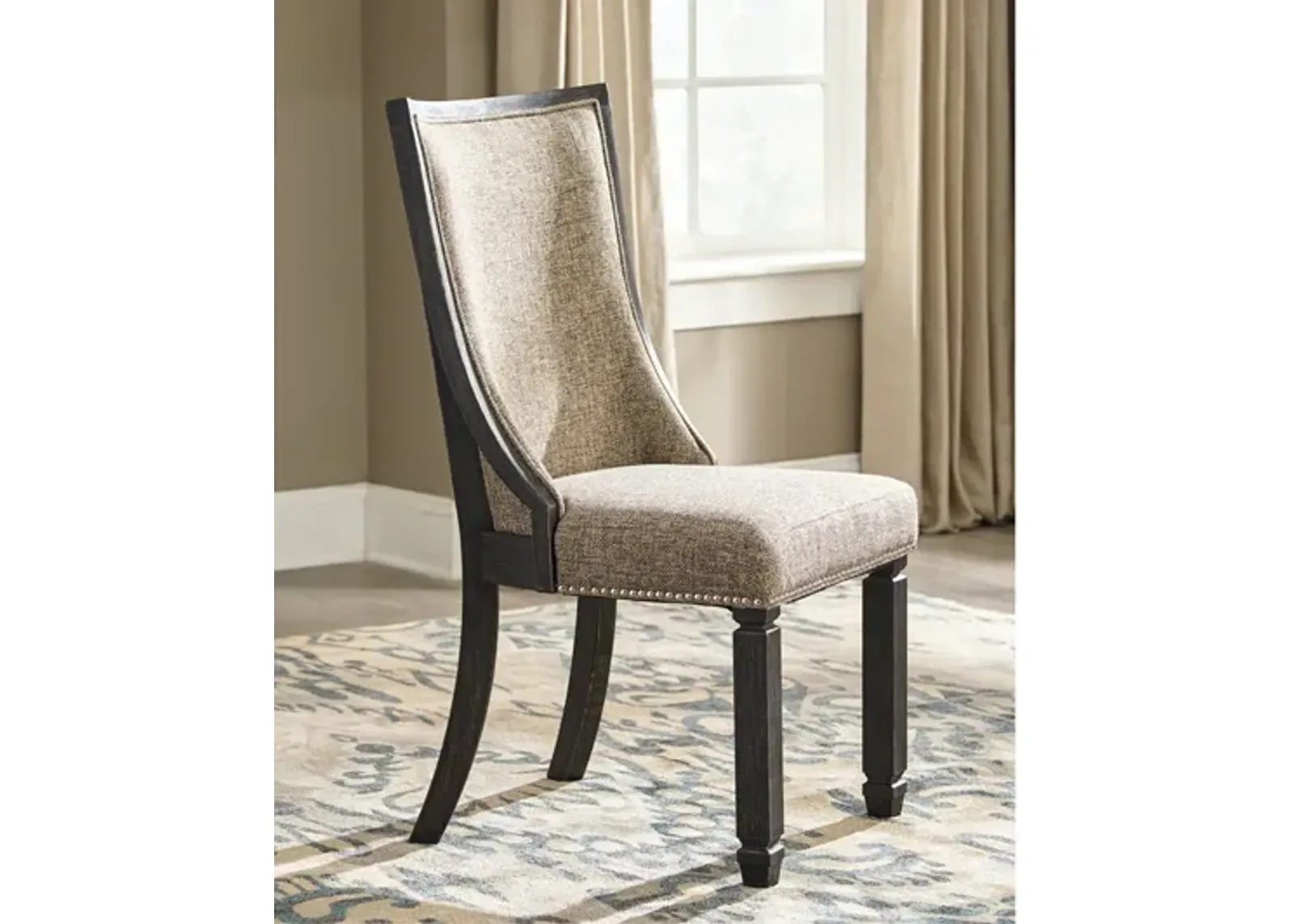 Ashley Tyler Creek Black/Grayish Brown Dining Room Side Chair