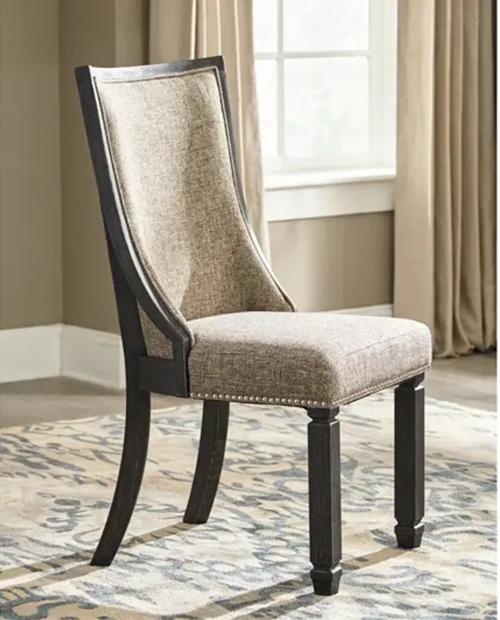 Ashley Tyler Creek Black/Grayish Brown Dining Room Side Chair