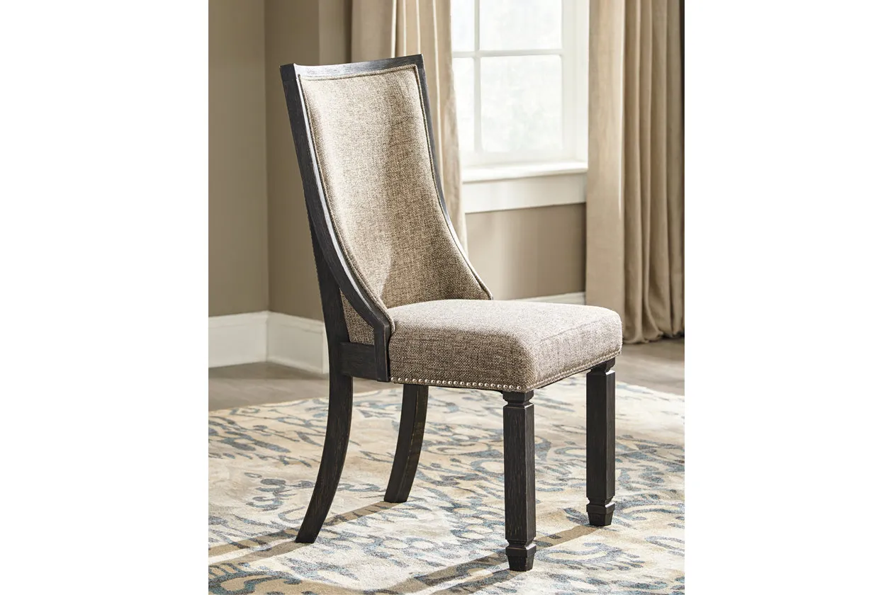 TYLER CREEK DINING CHAIR BLACK/GRAYISH BROWN SIGNATURE DESIGN