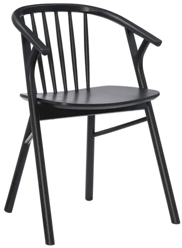 Linon Delmot Armless Chair Black