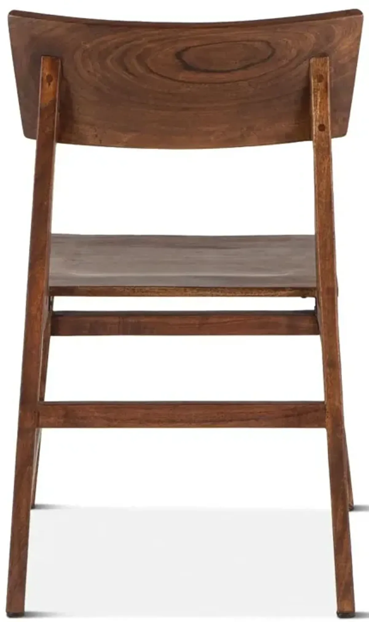 Home Trends Design London Loft Acacia Wood Walnut Dining Chair
