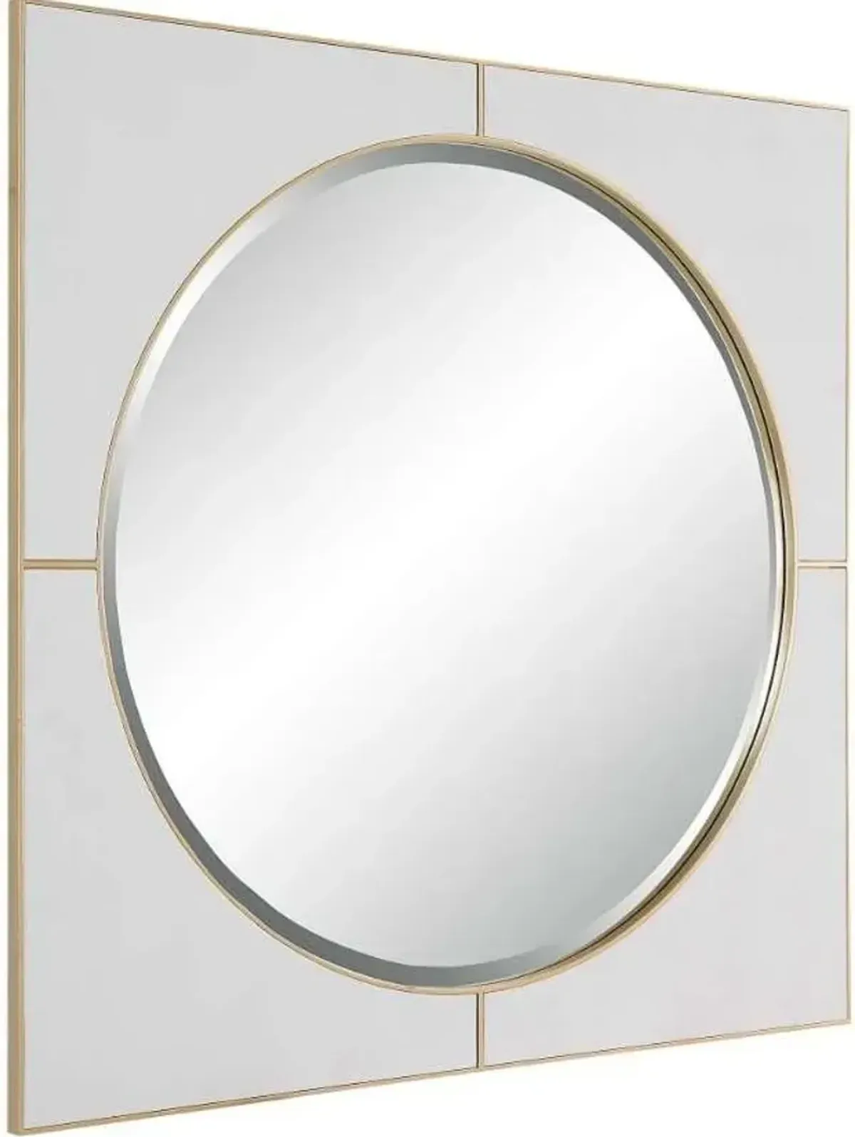 Uttermost Cyprus White Square Mirror