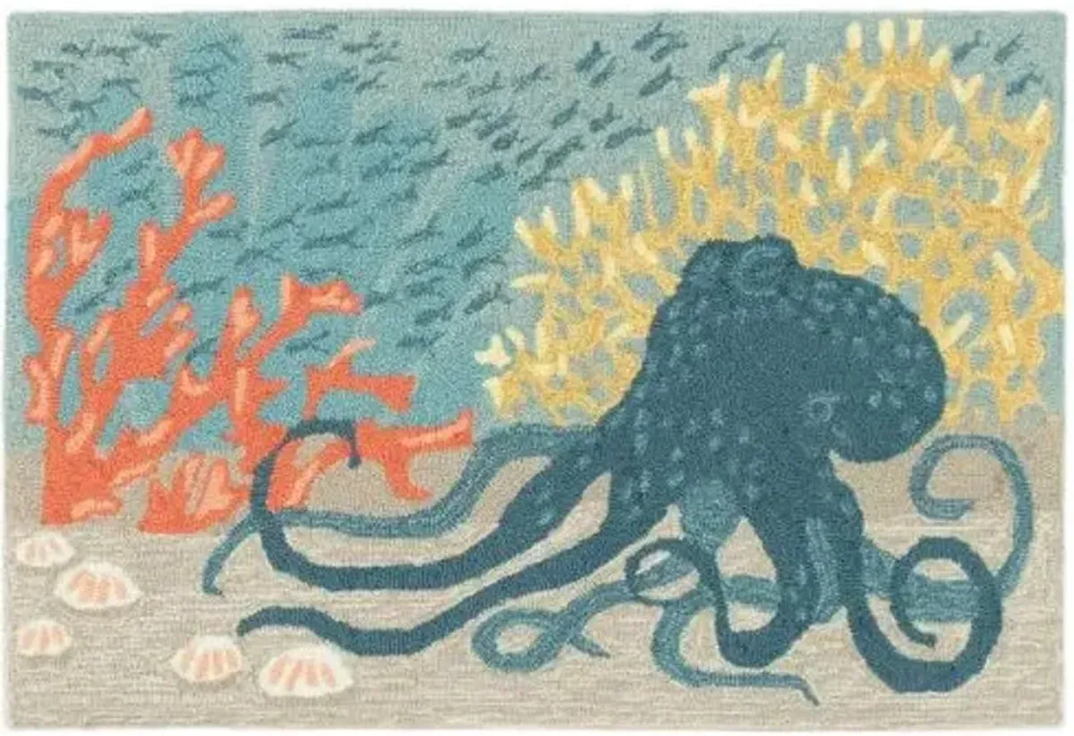 Trans Ocean Frontporch Octopus Ocean Doormat