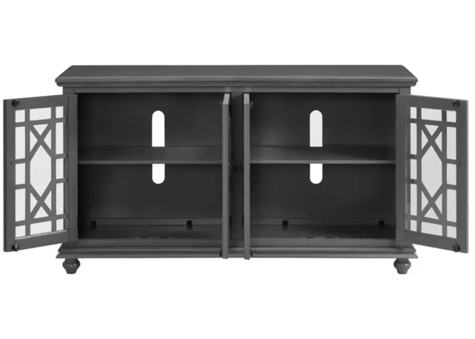 Martin Svensson Elegant 63 Inch TV Stand in Grey