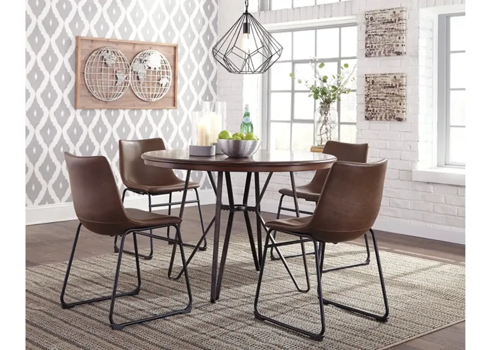 Ashley Centiar Two-Tone Brown Dining Table