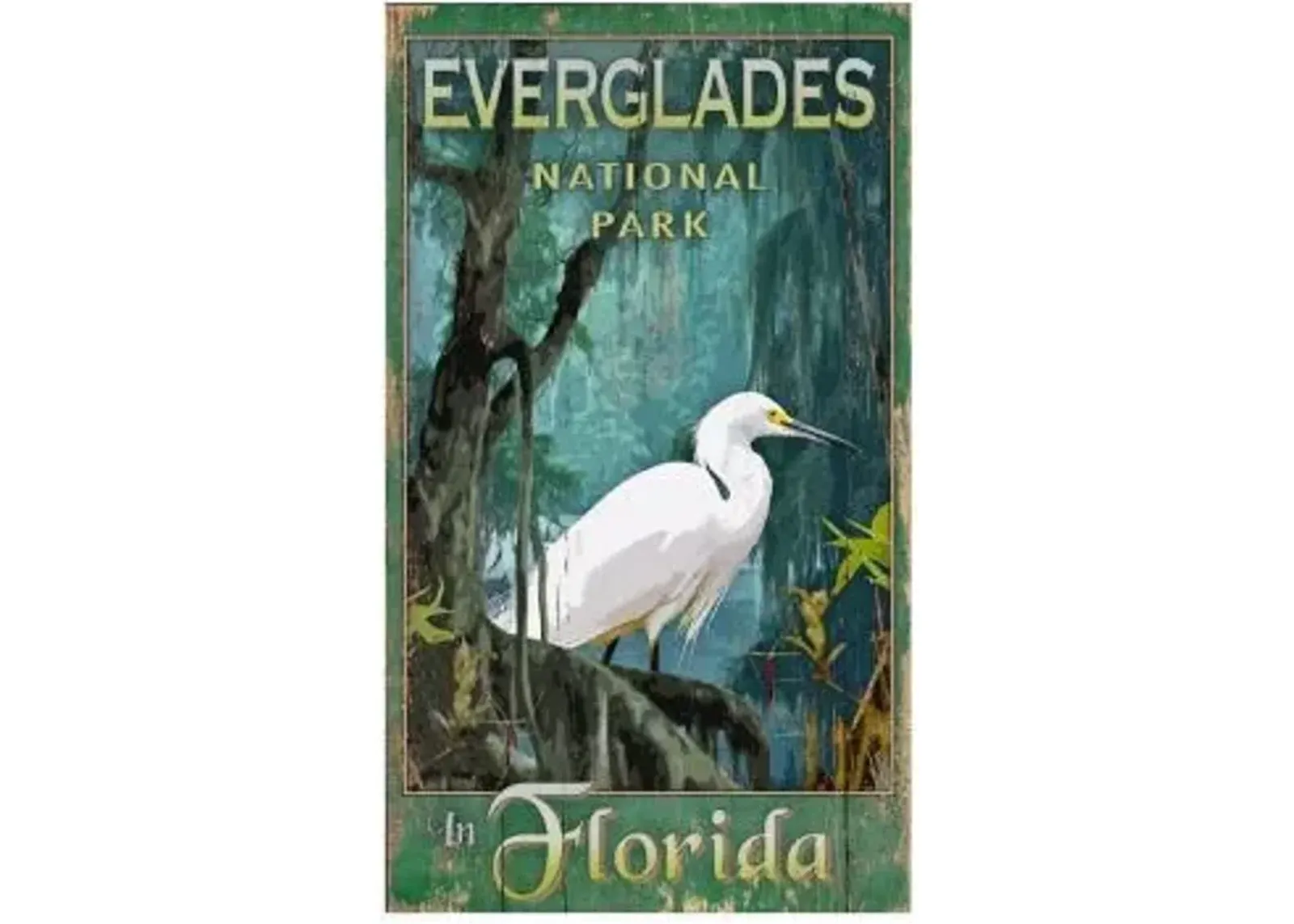 Red Horse Vintage Everglades Wall Art