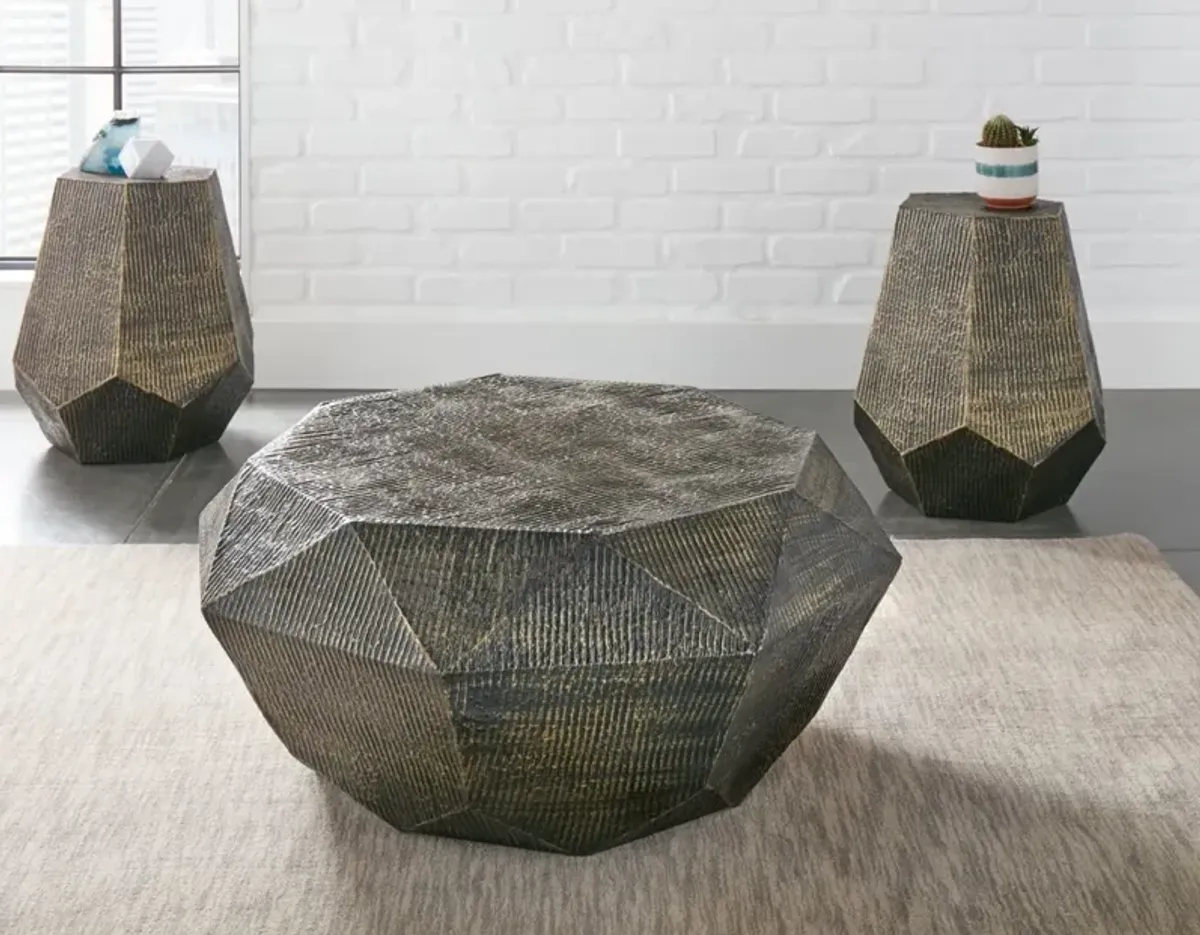 Steve Silver Donato Hexagonal End Table