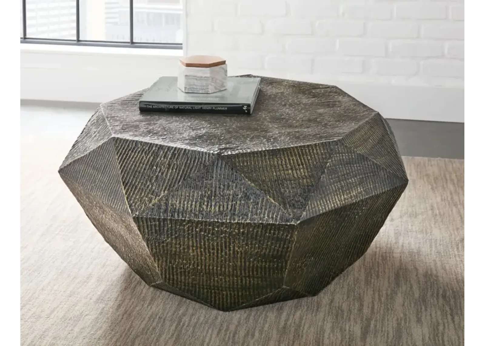 Steve Silver Donato Hexagonal End Table