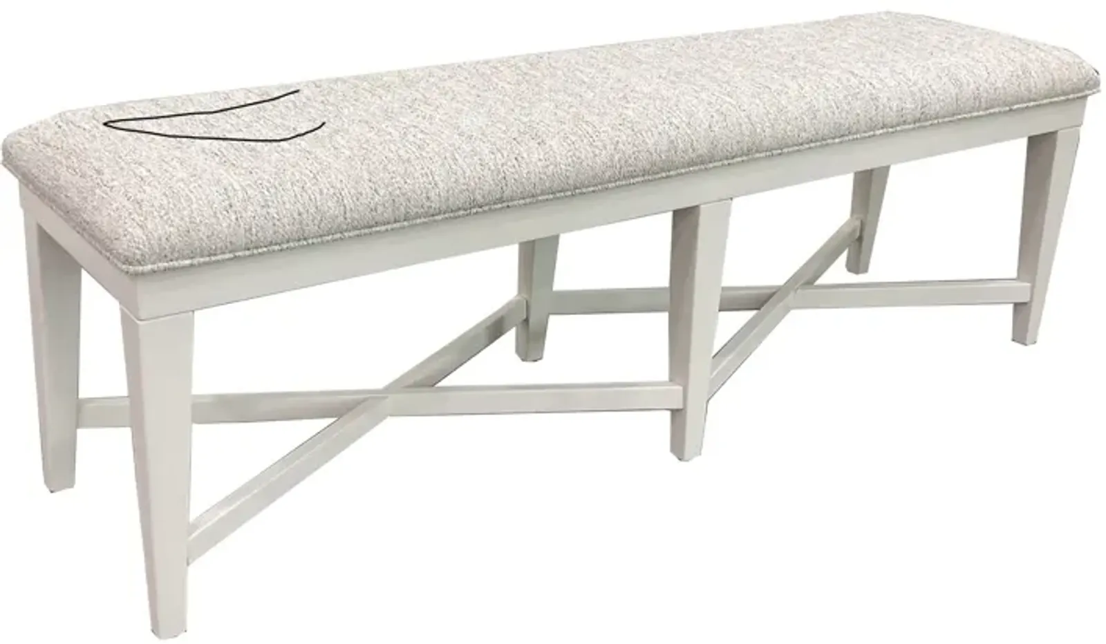 Parker House Americana Modern 58 Inch Dining Bench Upholstered