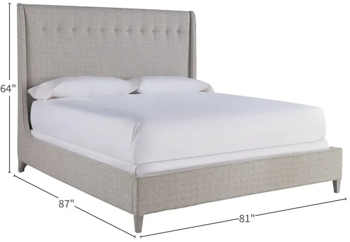 Universal Midtown Coconut Metal King Bed