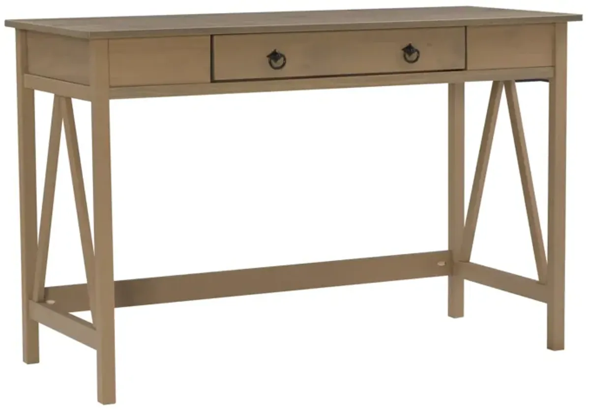 Linon Titian Driftwood Desk