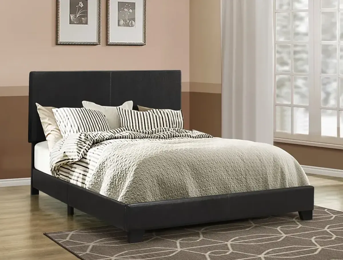 Coaster Dorian Upholstered King Panel Bed Black