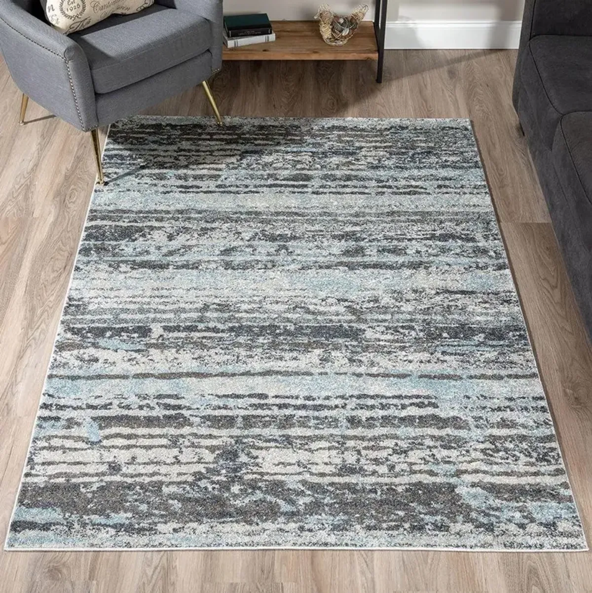 Dalyn Gala Silver 5'X7' Area Rug