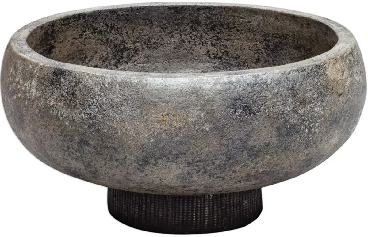 Uttermost Brixton Aged Black Bowl