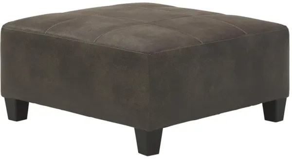 Ashley Navi Smoke Oversized Accent Ottoman