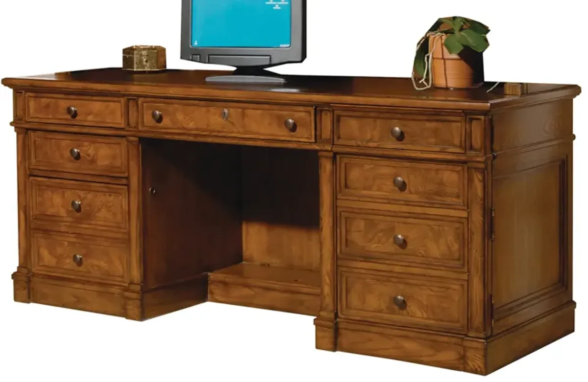 Hekman Executive Credenza Ash Burl Urban