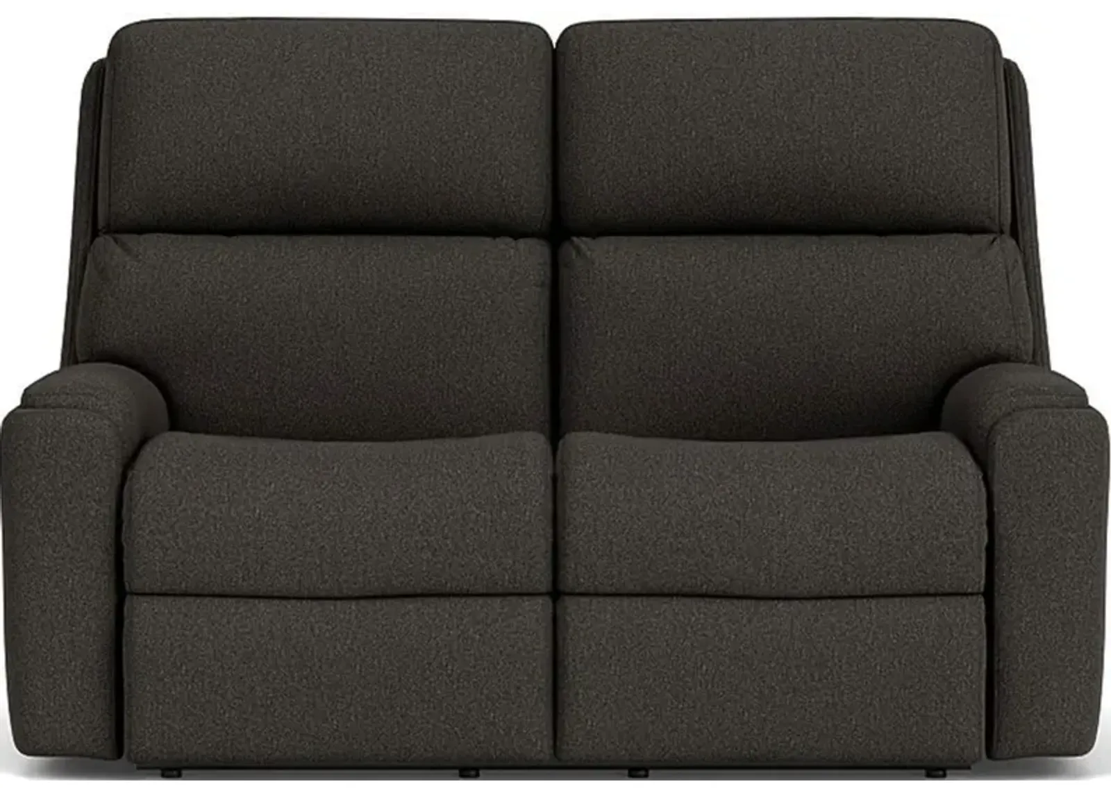 Flexsteel Rio Pewter Reclining Loveseat