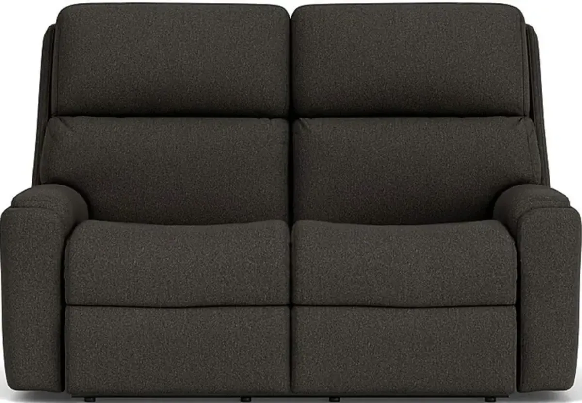 Flexsteel Rio Pewter Reclining Loveseat