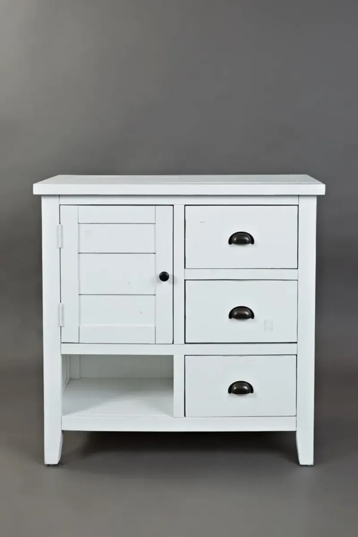 Jofran Artisan's Craft Accent Cabinet Weathered White