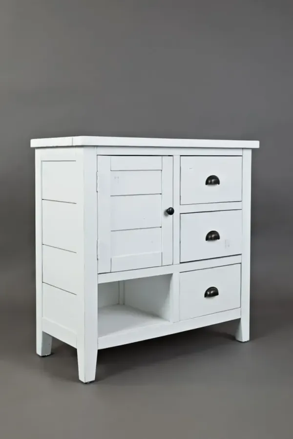 Jofran Artisan's Craft Accent Cabinet Weathered White