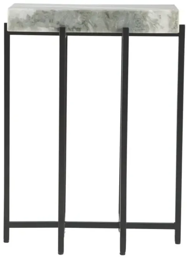 Martin Svensson View Point 24 Inch Tall Genuine Marble Top Accent Table